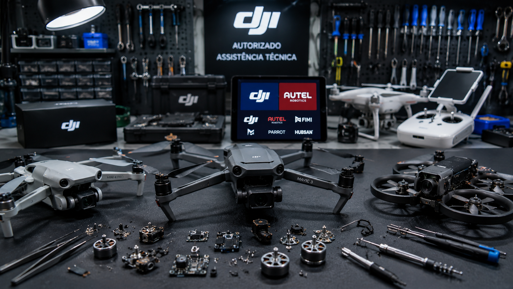 Assistência técnica especializada em drones DJI