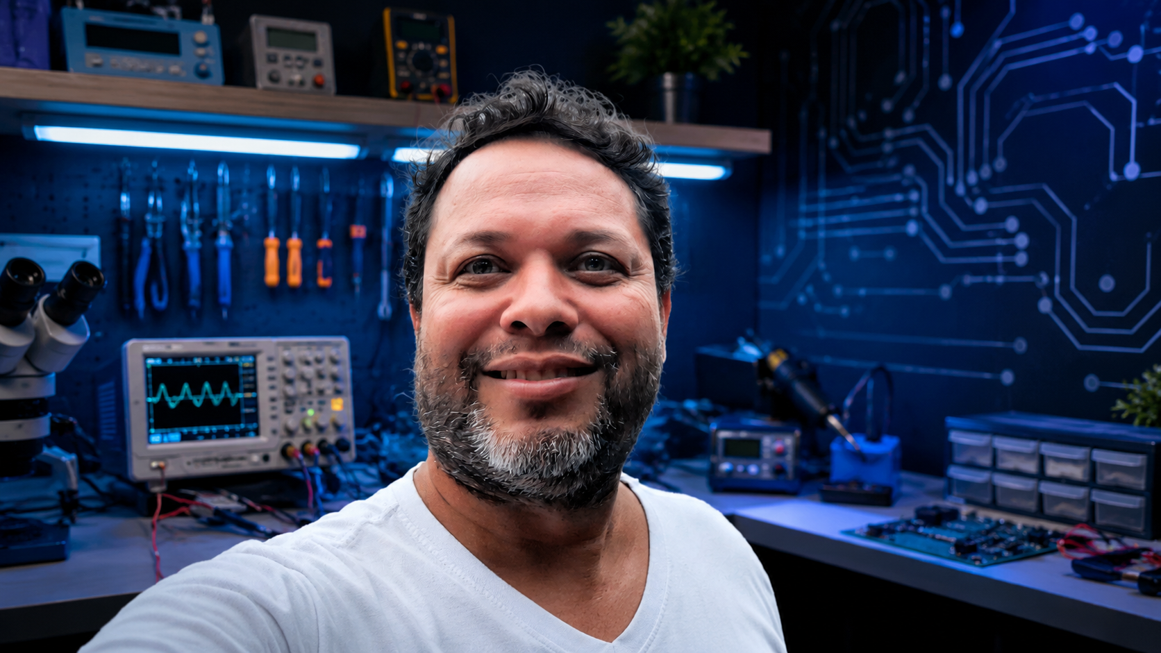 Roberto Dantas - Técnico em Eletrônica especializado em manutenção de drones